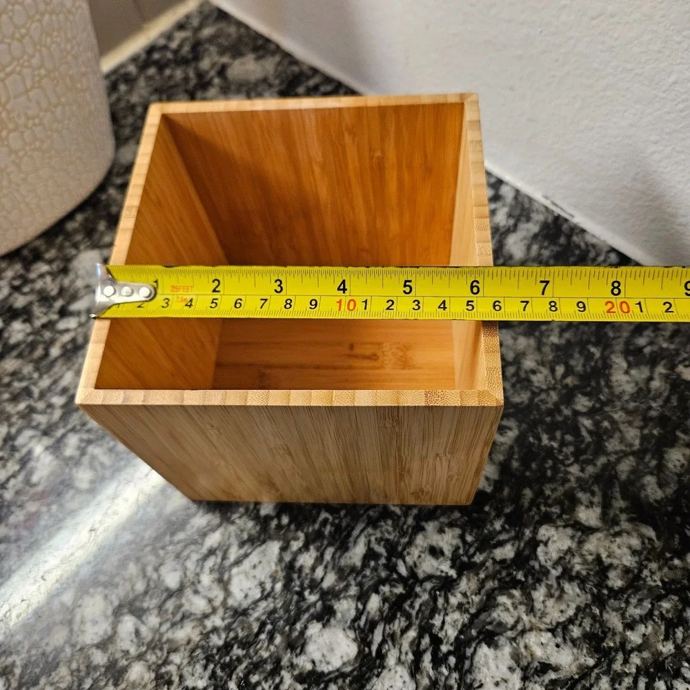 Teleflora Wooden Bamboo Storage Square Box‎